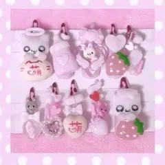 平成女児ネイルチップ 量産型 地雷系 萌 ゴテゴテ ネイルチップ