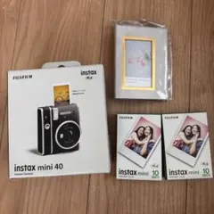 【新品・未使用】instax mini 40チェキ 本体 10枚×2つき