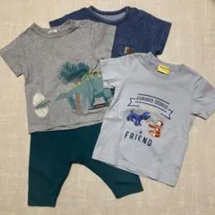 Tシャツ3点、レギンス1点セット