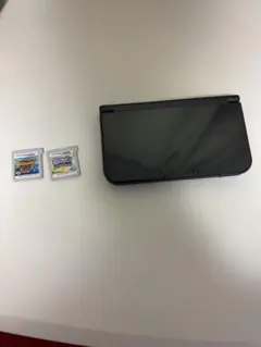 new ニンテンドー3DS LL ブラック　カセット付き