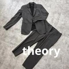 美品 theory セオリー セットアップ スーツ 上下セット グレー サイズ2