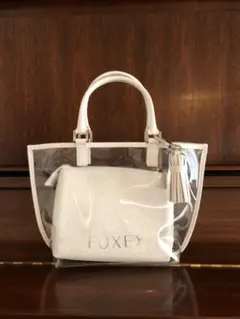 FOXEY フォクシー　クリア　PVC トート　verre 極美品のサムネイル