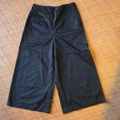 SOUTIENCOL コットン ワイドパンツ ブラック 00
