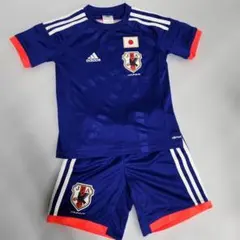 【キッズ130cm】adidas サッカー日本代表 ユニフォーム 上下セットのサムネイル