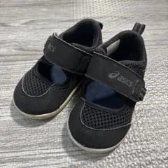asics ブラック サンダル 13.0cm