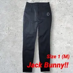 Jack Bunny!! ゴルフパンツ レディース サイズ1 ブラック スキニーのサムネイル