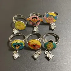 【極希少】セサミストリート リング(6つセット)