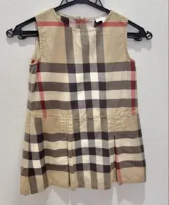 BURBERRY チェック柄 ノースリーブワンピース 6Y 116cm