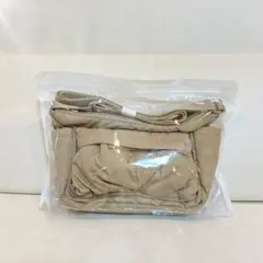 『UNIQLO』　ノベルティ　マルチポケットショルダーミニバッグ【ベージュ】新品