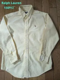 Ralph Lauren イエロー ボタンダウン長袖シャツ 子供用 150サイズ