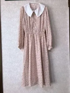 honeys 小花柄 襟付き ワンピース