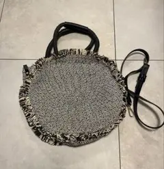 ZARA かご　バッグ　2way