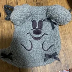 ディズニーハロウィン2025 おばけ巾着グレー