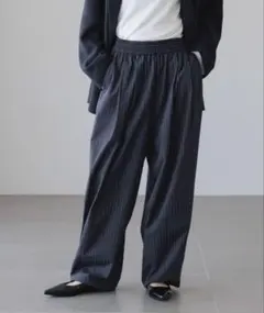 くま様専用☆LOWRYSFARM イージーワイドコクーンパンツネイビー Lサイズ