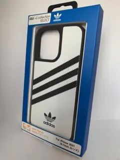 adidas SAMBAケース ホワイト/ブラックiPhone13pro