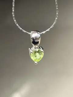 K10 ペリドット 3連ネックレス ホワイトゴールド - メルカリ