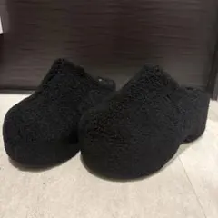 美品　厚底ボアサンダル　22.5センチ