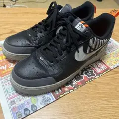 Nike Air Force 1 スニーカー　ブラック、グレー　28cm