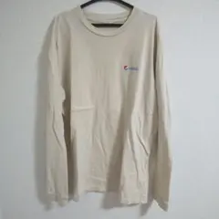 アースミュージックアンドエコロジー ペプシ ロンT 長袖 ライトベージュ