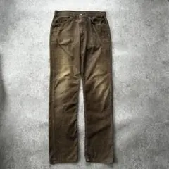 80s リーバイス519 コーデュロイパンツ USA製 ブラウン 34×36