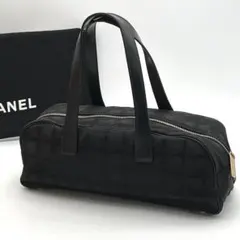 【美品】シールあり　シャネル　ニュートラベルライン　黒　ハンドバッグ