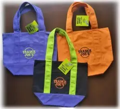 【再値下げ】トレーダージョーズ　 ミニトートバッグ３個セット（新品・未使用）