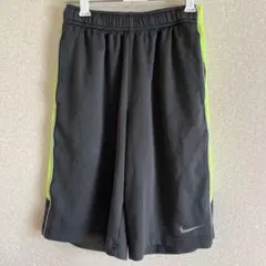 【美品】NIKE ハーフパンツ 【L】 グレー×蛍光イエロー トレーニング
