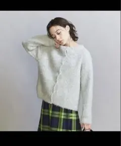新品【BEAUTY &YOUTH】クルーネックカーディガン