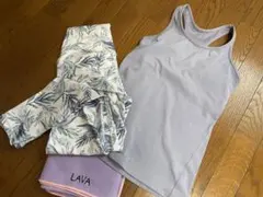 ヨガウェアセットMサイズ+ヨガラグ