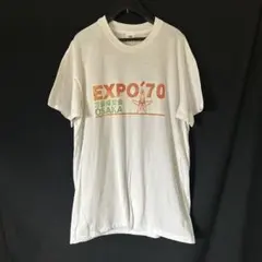 EXPO 70 万国博覧会 Tシャツ Hanes ホワイト