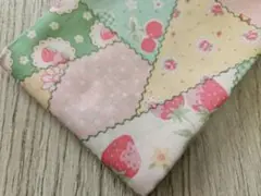 カットクロスSALE✨かわいい♡フルーツ 三角パッチ グリーン
