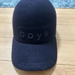 超激レア！L！廃盤！コムデギャルソンシャツboysロゴウールキャップ！