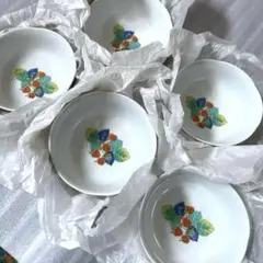 お値下【新品】深川製磁　小鉢揃　野いちご　5客