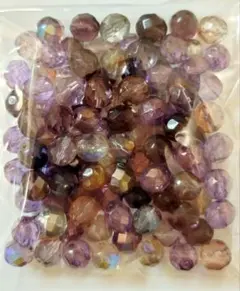 7950 チェコビーズ ファイアポリッシュ アソート 8mm 100個