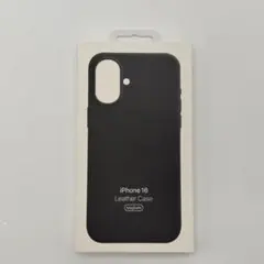 新品-純正互換品-iPhone16　MagSafe対応 　レザーケース　ブラック