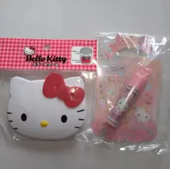 ハローキティ ミラー＆コーム リップクリーム セット サンリオ 新品・未開封