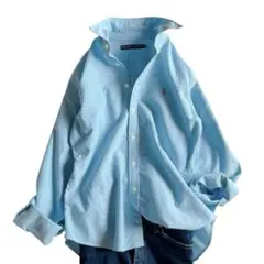 美品 ラルフローレン オックスフォード シャツ BD ポニー刺繍 M/L