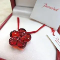バカラ クリスタル フラワー オブジェ レッド 箱付き 廃盤 希少 - メルカリ