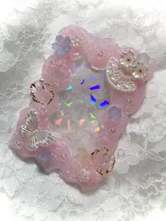 ホイップデコ ピンク♡トレカケース