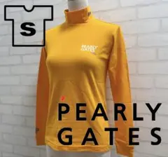 ★美品★ PEARLY GATES ゴルフウェア モックネックシャツ オレンジ