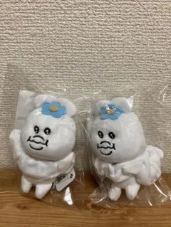 んぽちゃむ　ちょこんぐるみ　シュシュ　おぱんちゅうさぎ　新品未開封2個　シールのサムネイル