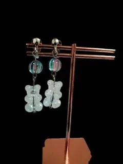 クマちゃん イヤリング    4個セット