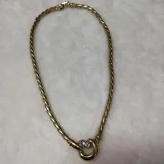 【訳あり】ゴールド ツイストチェーン ネックレス