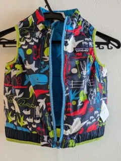 【2T】パタゴニアBaby Reversible Puff-Ball Vest