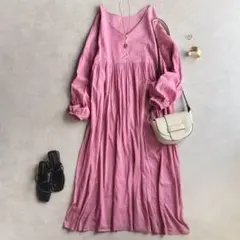 フリーダ ♡ フリークスストア グラデーションロングワンピース ピンク