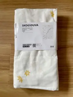 イケア SKOGSDUVA ボックスシーツ 90x200cm