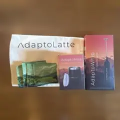 アダプトラテ マグ・ホイッパー・ミニトート・抹茶ラテ携帯パック×4