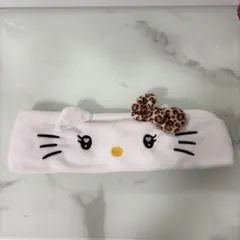 Hello Kitty ヘアバンド ヒョウ柄リボン