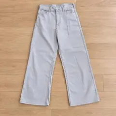 DoCLASSE ドゥクラッセ ワイドパンツ グレージュ ストレートパンツ