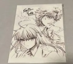 Fate zero ufotable 衛宮切嗣 アルトリア　 イラストカード